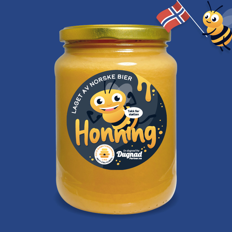 Honning til juledugnaden til DugnadPartner