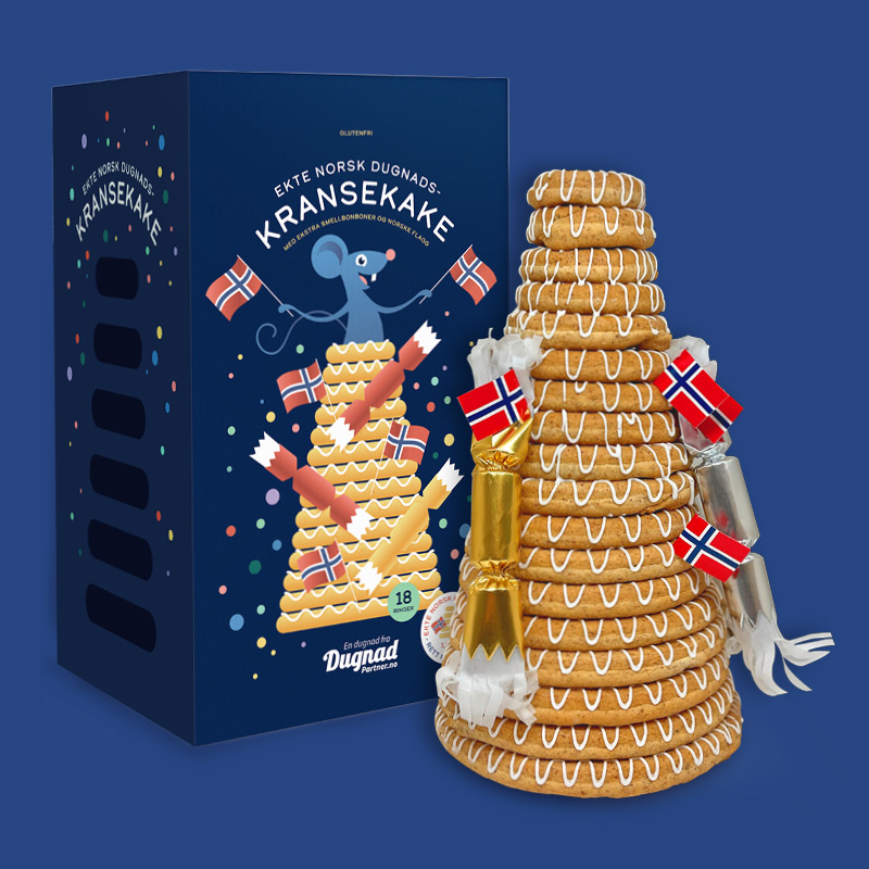 kransekake til juledugnaden til DugnadPartner